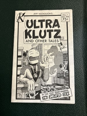 Jeff Nicholson s Ultra Klutz And Other Tales #1 1984 Excellent Condition