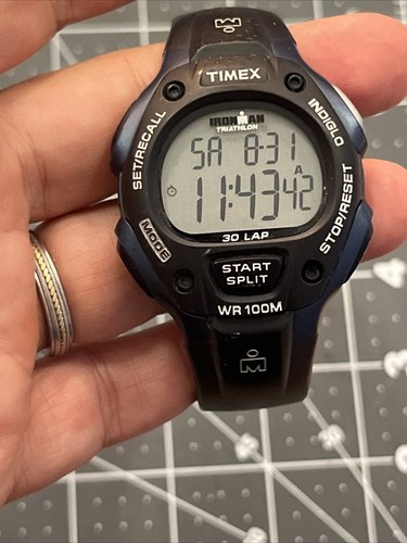 ぺーさん専用　TIMEX IRONMAN デジタル腕時計　TW5M56600 タイメックス アイアンマン 8 ラップ メタル 日本限定モデル