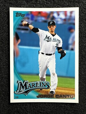 JORGE CANTU #618 2010 Topps Baseball QTY Florida Marlins