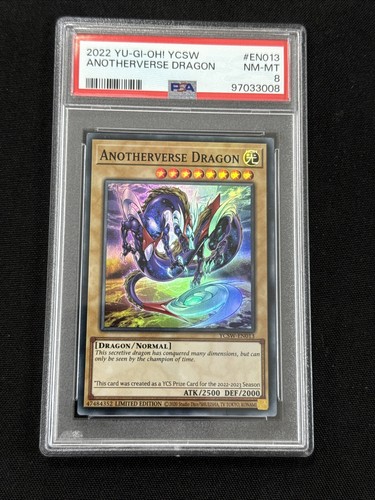 Anotherカード 2022 Yugioh YCSW-EN013 Anotherverse Dragon PSA 8 Holo RARE