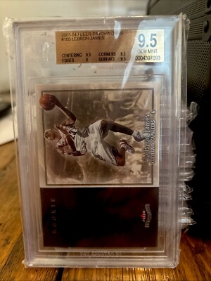 2003 Fleer Patchworks #105 LeBron James /799 RC Rookie Mint BGS 9.5