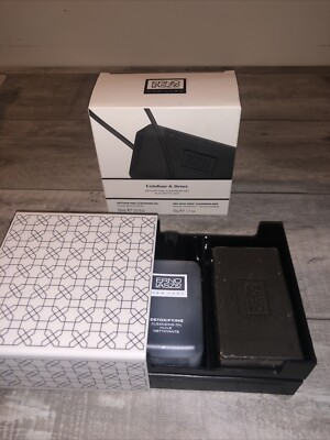 ERNO LASZLO SEA MUD CLEANSE EXFOLIATE DETOX CLEANSING BAR/OIL SET Travel Case