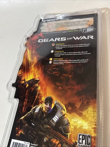 Gears of War Xbox 360 Madcatz Console Skinz Faceplate New