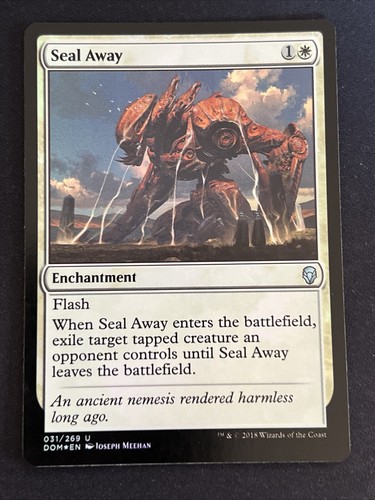 1x Foil Seal Away (031) Dominaria LP MTG Magic the Gathering