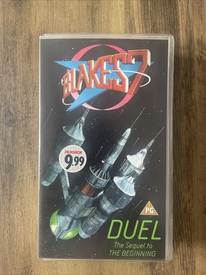 Blake s 7 VHS video Cassette  Duel  1990 Terry Nation 2nd Space Adventure