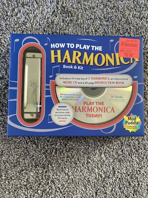 New Harmonica How To Play The Harmonica Book Kit with C Harmonica CD David Harp