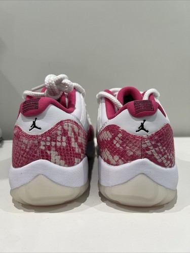 Pre-owned Jordan Nike Air  11 Retro Low Pink Snakeskin 2019 Ah7860-106 Women Size 6.5
