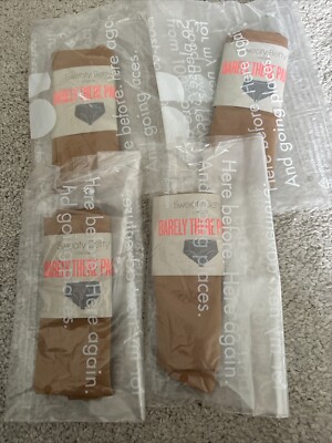 Sweaty Betty Barely There Briefs Pack Of 4 Brand New Light Brown Size L UK 16