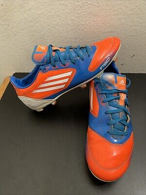 adidas f10 f50 fg mens soccer cleats orange black size 10 free shipping 334179521275