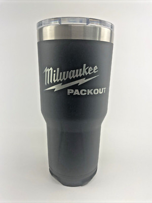 Milwaukee 48-22-8393B PACKOUT 30oz Durable Tumbler (Missing Twist Lock Lid)