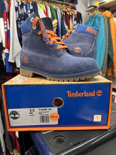 Timberland 6 Inch Premium WP Boots Sz 5.5 New York Knicks