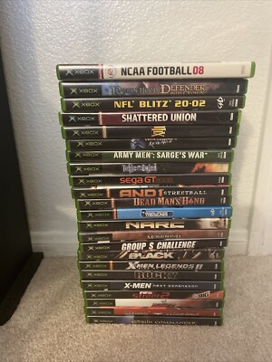 Xbox original games. Pick and choose. All CIB with manual. Tested and working