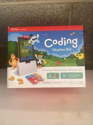 Osmo Coding Starter Kit for iPad 3 Learning Games Stem Toy