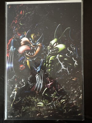 Max Toons Wolverine Taz vs Hulk Bugs Virgin Trade 8/10