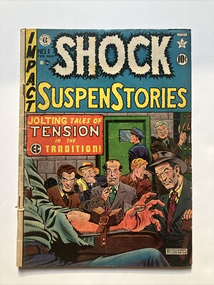Shock SuspenStories #1 GD+ Pre-Code Horror Golden Age PCH Electrocution EC 1952