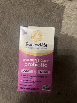 Renew Life Womens Care Probiotic 60 capsules Exp 01/26
