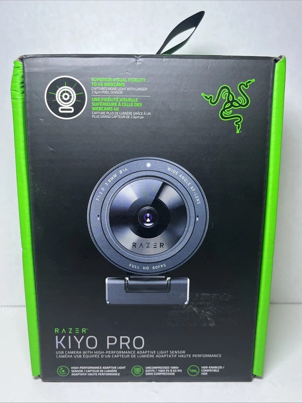 Razer Kiyo Pro Webcam for Streaming, Gaming, Video Calls: Full