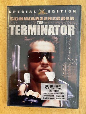The Terminator Arnold Schwarzenegger. New, Sealed! (DVD, 2001)