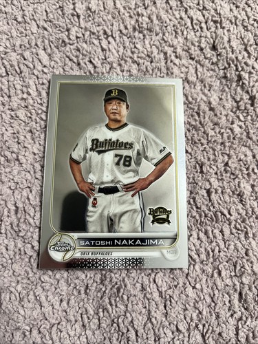 2022 Topps Chrome NPB #19 Satoshi Nakajima Orix Buffaloes | eBay
