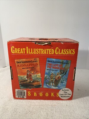 Great Illustrated Classics Set Of 5 Books In Original Carrying Case GUC