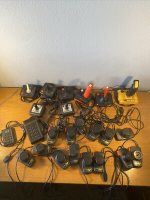 Vintage ATARI CONTROLLER LOT - Joystick Controllers - Untested