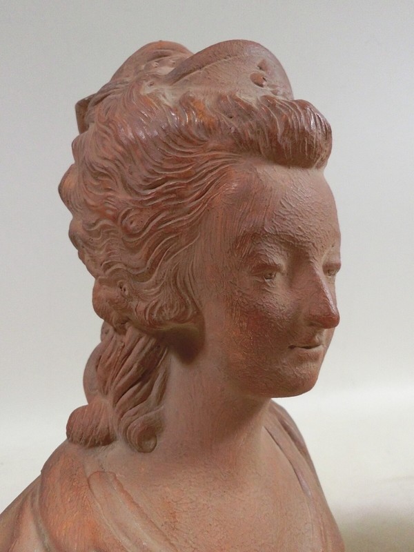 Pr Lg Louis XVI & Marie Antoinette Busts Faux Plinths French Grand Tour Interest