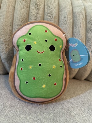 Kellytoy Squishmallow Sinclair The Avocado Toast 8 inch Plush Toy