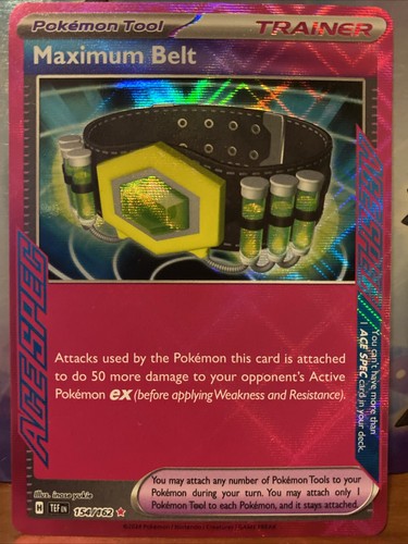 Pokemon MAXIMUM BELT 154/162 - Temporal Forces - ACE SPEC