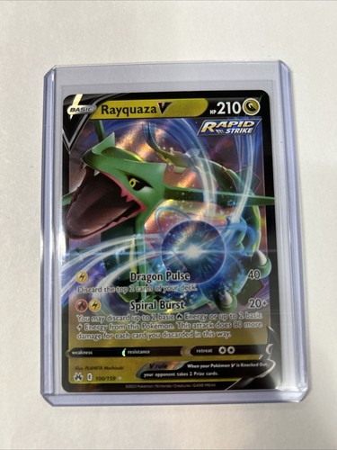 Rayquaza V 100/159 Crown Zenith Ultra Rare Holo Pokemon TCG