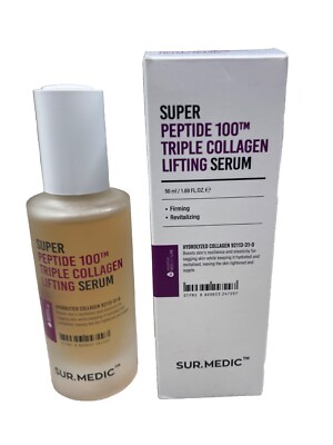 NEOGEN SUR.MEDIC+ Super Peptide 100TM Triple Collagen Lifting Serum 50ml 1.69 Oz