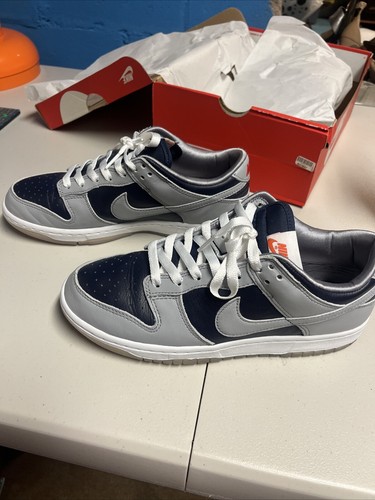 Nike Dunk Low SP College Navy Silver 2021 Size Women's 9.5