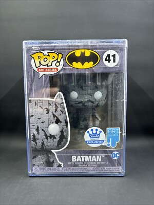 Batman Funko Pop! 41 Funko Shop Exclusive Art Series W/Hard Stack Sealed (W)