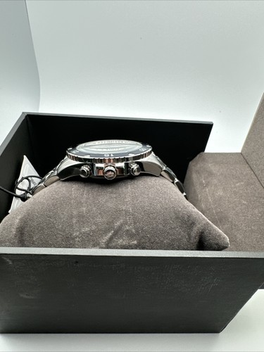Pre-owned Bulova 98b423 Marine Star Chronograph Stainless Steel Quartz Men's Watch