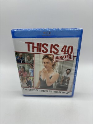 THIS IS 40 NEW Blu-Ray Unrated Widescreen Paul Rudd Judd Apatow *Sealed*