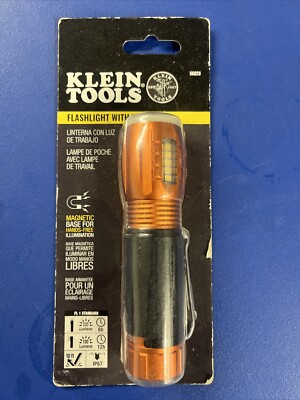 Klein Tools 56028 235 lm Black/Orange LED Flashlight AAA Battery