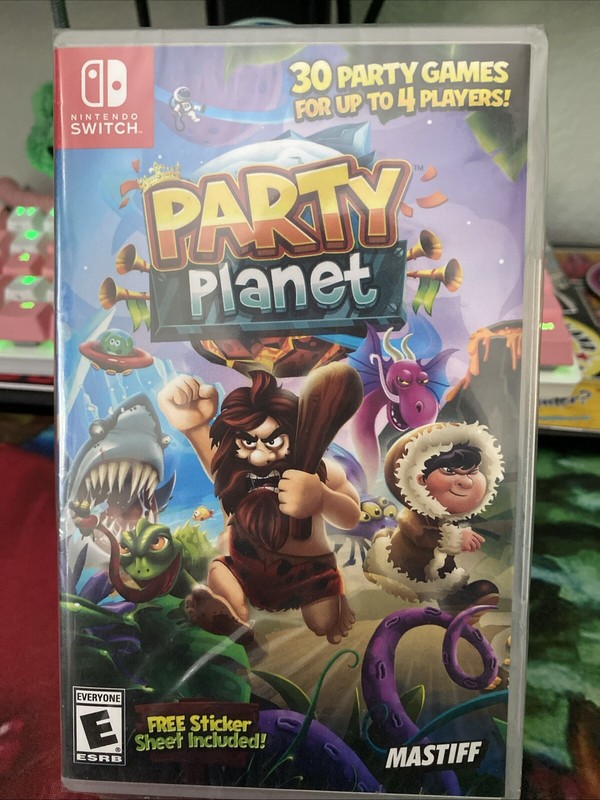 Party Planet Gamestop Exclusive Nintendo Switch NEW SEALED RARE