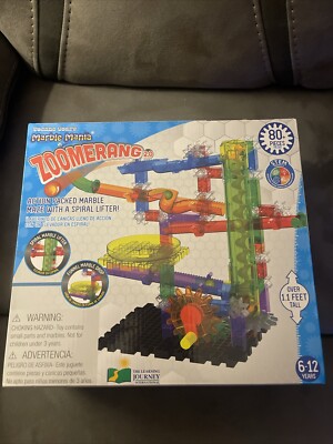 New - The Learning Journey Techno Gears Marble Mania - Zoomerang 2.0: 80+ Pcs