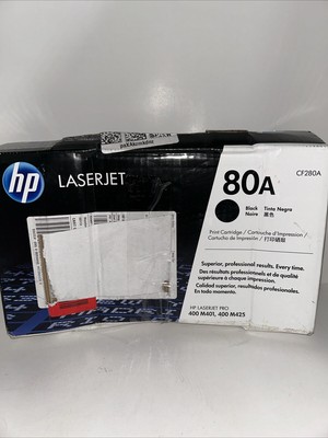 GENUINE HP LaserJet CF280A 80A Black Toner Cartridge