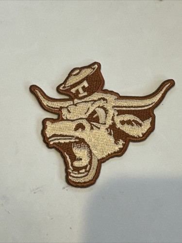 Texas Longhorns Vintage Embroidered Iron On Patch  3.5” X 3”