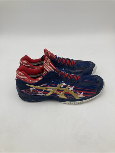 シューズ(男性用) asics* COURT FF / Blue Yellow US10 新作グッ 楽天市場】テニスシューズ アシックス コートffの通販