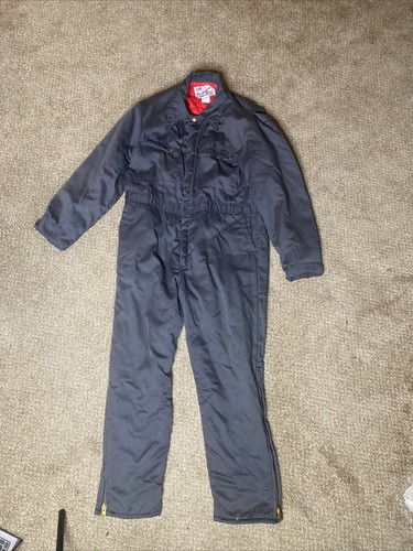 Vintage Lee Coveralls Mens Large Gray Union Made Outerwear