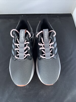 adidas Women's Energyfalcon X Running Shoe, Black/White/Grey, 8.5 US