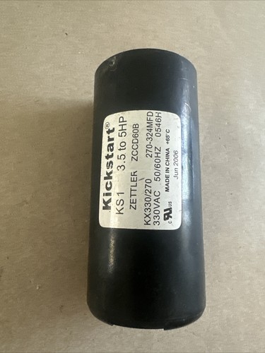 その他 kc-design Capacitor * Part # ZCCD60B * Zettler * ZX330/270 270-324MFD