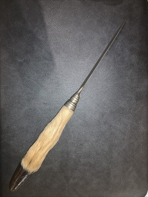 Antique Deer Hoof Letter Opener from Austria
