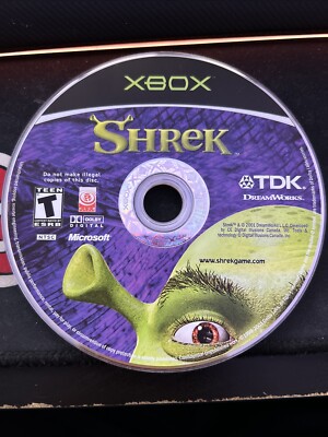 Shrek (Microsoft Original Xbox, 2001) DISK ONLY Tested