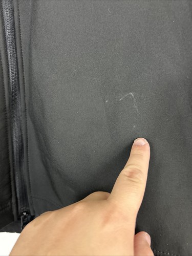 Rothco XL Tactical Jacket 9746 Black Full Zip Hooded Pockets Polyester