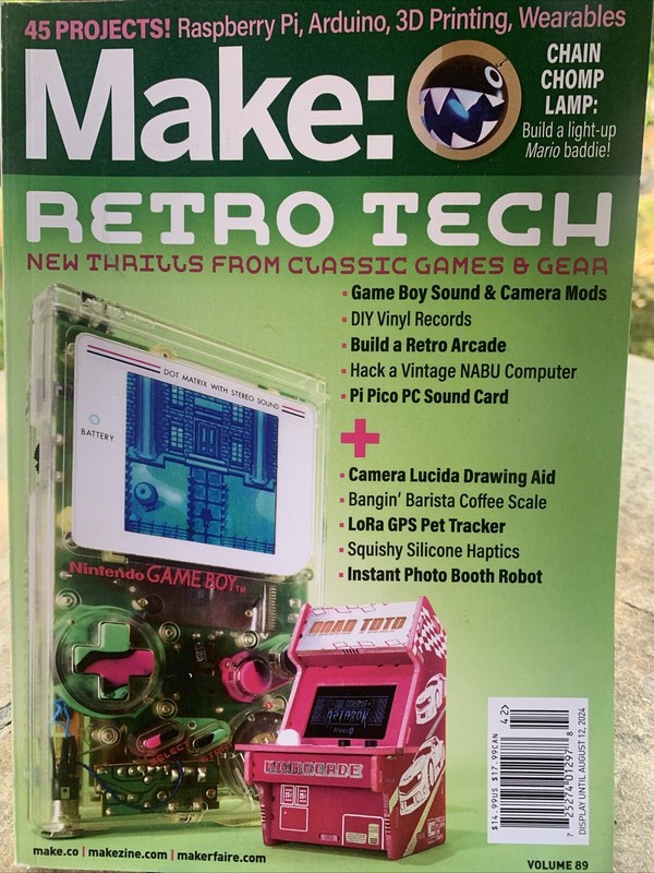 Make : Magazine Volume 89 Summer 2024 Retro Tech New