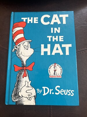 Beginner Book: The Cat in the Hat by Dr Seuss (1957, Hardcover)