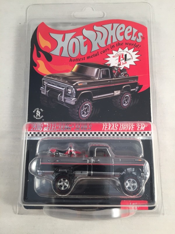ホットウィール RLC Real Riders TEXAS DRIVE 'EM Hot Wheels TEXAS DRIVE 'EM #17 yellow Heritage REAL RIDERS 1