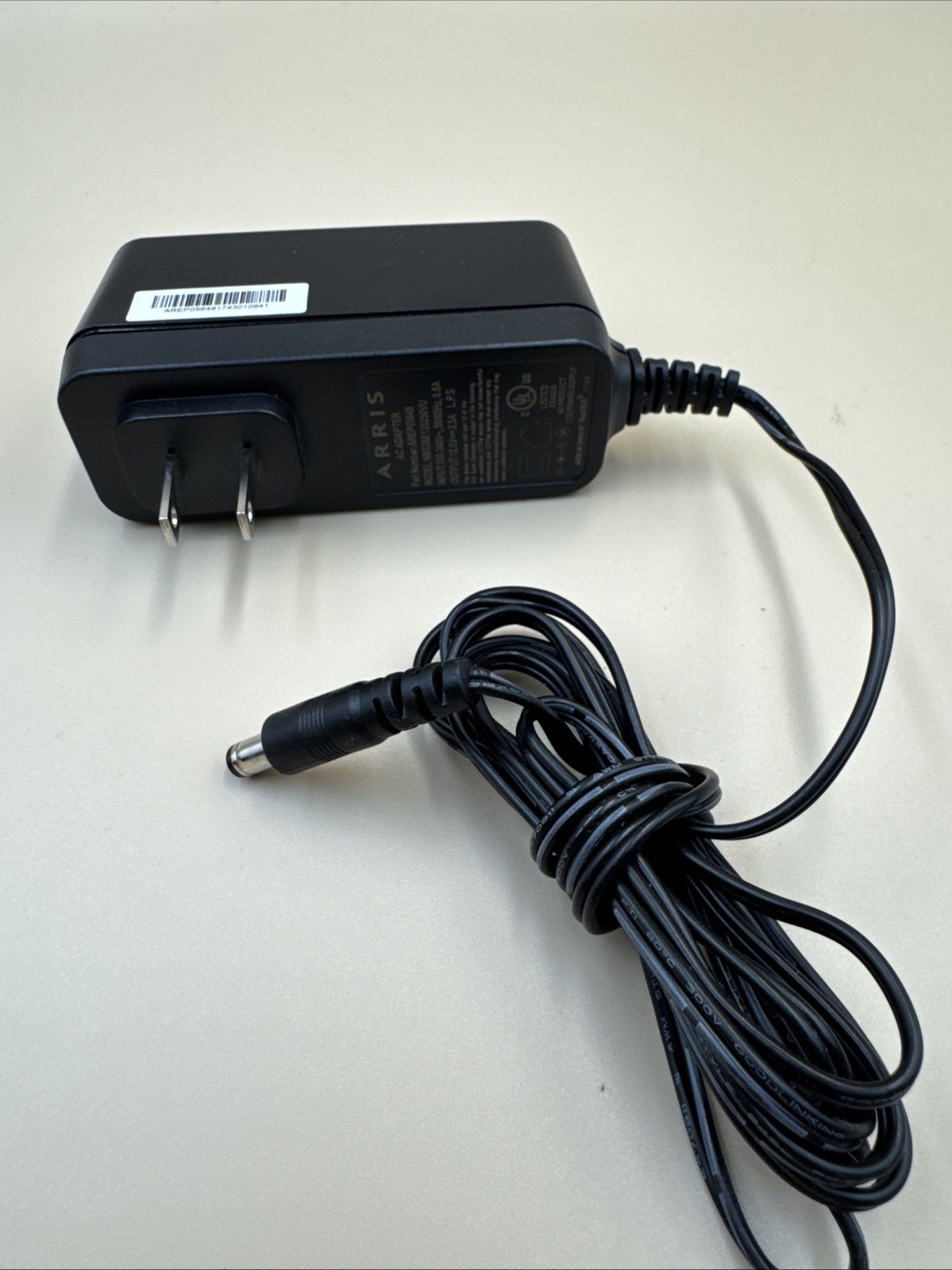 Arris AC Power Adapter NBS36E120250VU AREP05649 100-240V 50/60Hz 12V 2.5A